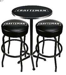 sears craftsman pub table and stools