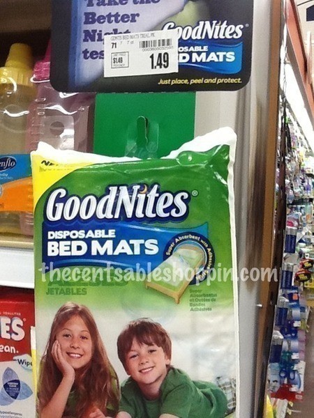 Hot 2 1 Goodnites Bed Mats Better Than Free At Frys And Walmart