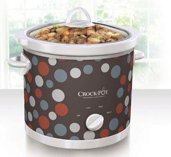 Crock Pot 3-Quart Slow Cooker Polka Dot $8.99 + FREE Pick Up – The