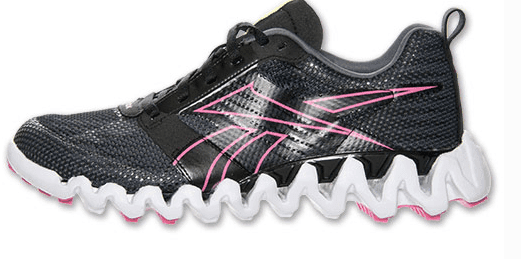 Reebok Zigtech Shark Womens Size 8 Running Shoes Athletic Sneakers J99624  Pink