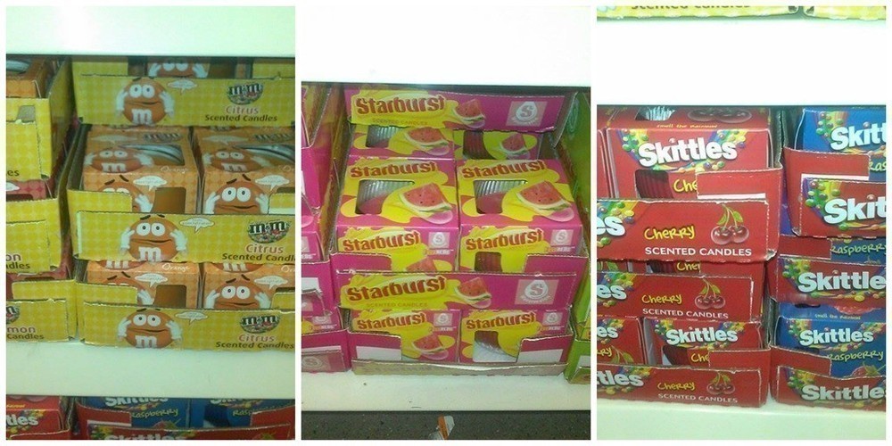 Dollar Tree: Starburst, Skittles And M&m Scented Candles Only $1