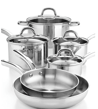 Martha Stewart 10-Piece Cookware Set for just $69.99 + shipping