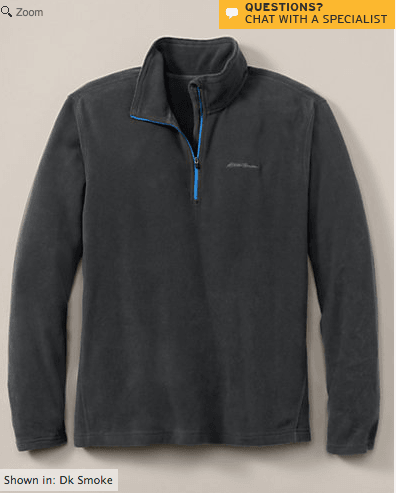 Eddie bauer polartec outlet fleece jacket