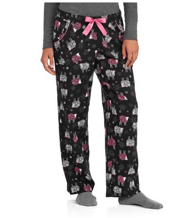 Walmart Women s Faded Glory Sleep Pants 5 FREE Pick Up The