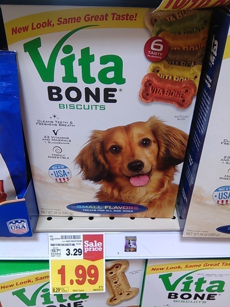 Frys: Vita Bone Dog Biscuits just $.99