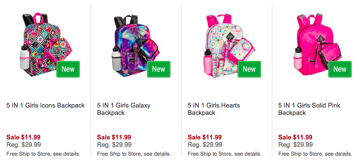 shopko backpacks