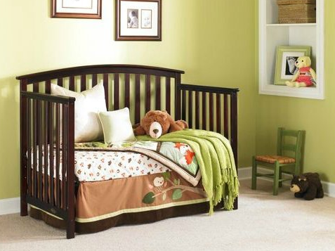 graco freeport convertible crib espresso