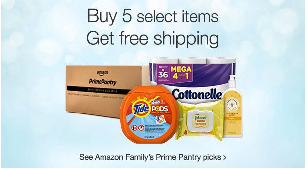 Amazon Buy 5 Prime Pantry Products Score Free Shipping The