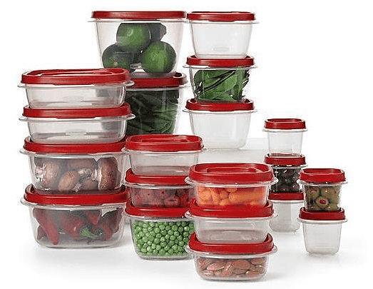Grab a 40-piece set of Rubbermaid Food Storage Containers today