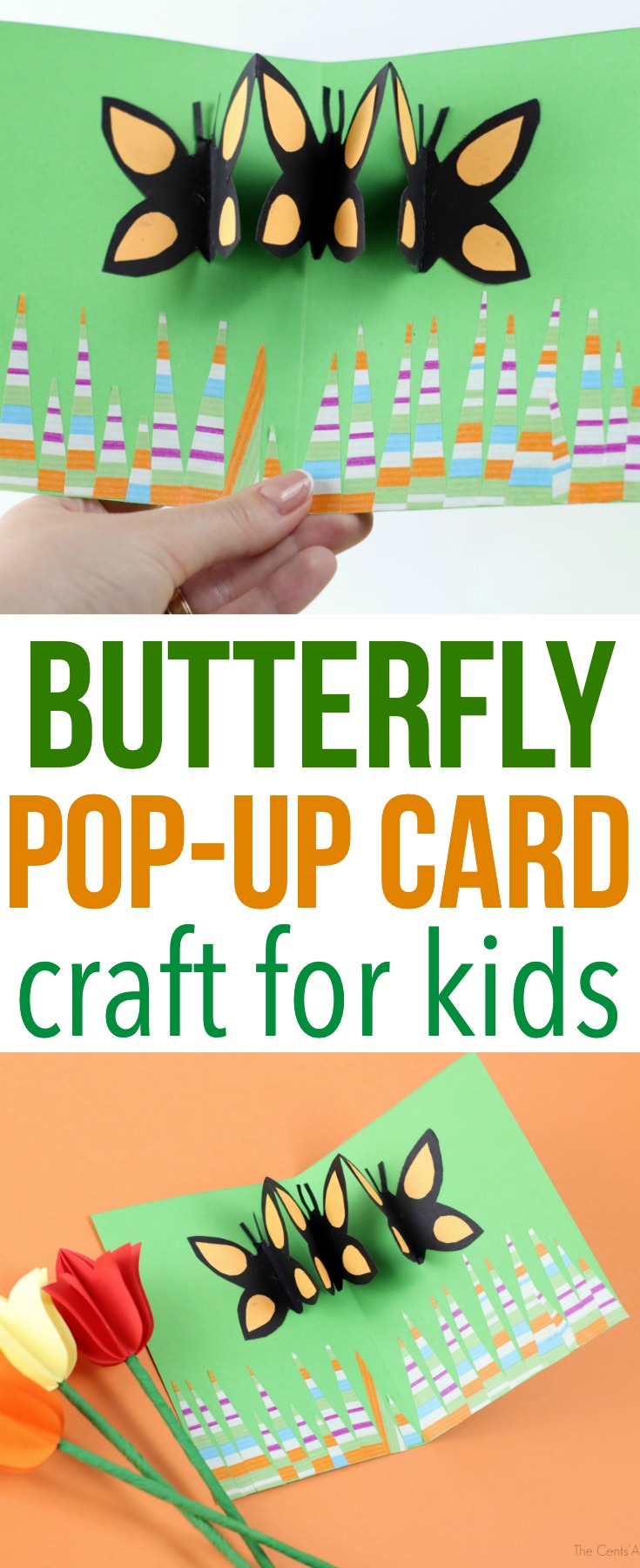 butterfly pop up card