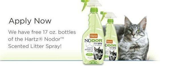 FREE 17 oz. Hartz Nodor Scented Litter Spray (Viewpoints Members!)