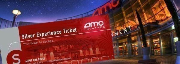 Second Day! Saveology: $5 for a Silver Experience AMC Movie Ticket (Reg. $12)