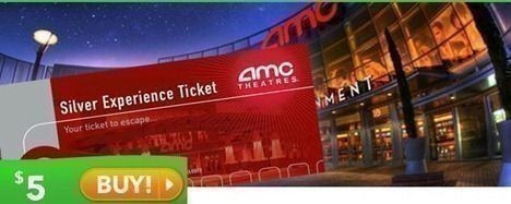 {SOLD OUT} *HOT* Saveology: $5 for AMC Silver Movie Ticket (LIMITED OFFER)