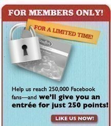 Help Stouffers on Facebook, Earn a FREE Entrée, & September Survey Points!