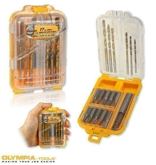 1SaleADay:  Olympia Tools 17 Piece Drill Bit Set & Case just $1.00 + FREE Ship (Flash Sale!)