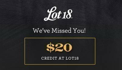 Lot18: FREE $20 Credit & FREE Shipping (Check your Email!)