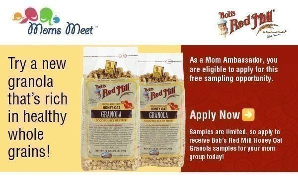 Mom Ambassadors: Apply to Try Bob’s Red Mill Honey Oat Granola!