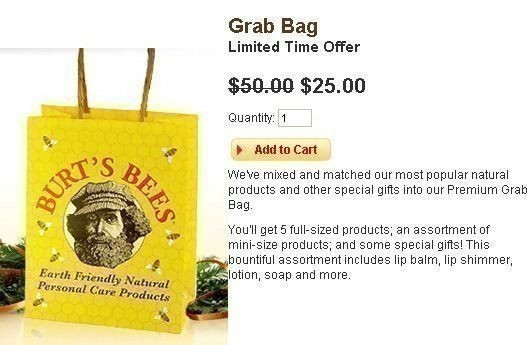 Burt’s Bee’s Grab Bag just $20 (Reg. $50)