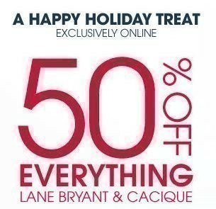 Lane Bryant & Cacique Intimates: 50% off Sitewide + FREE Ship to Store