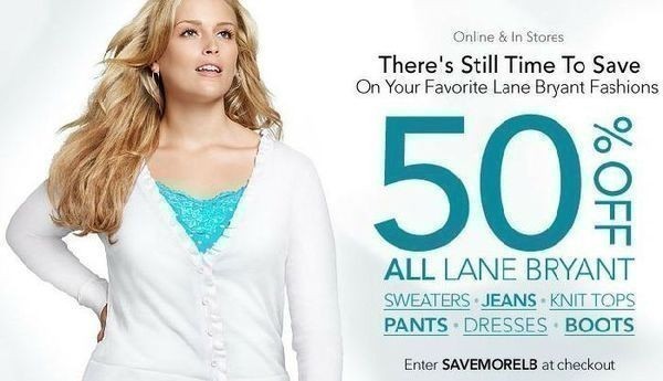 Lane Bryant: 50% off Site Wide