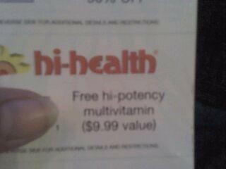 {Local Phoenix} Hi-Health: FREE Hi-Potency Multivitamin ($9.99 Value)?!