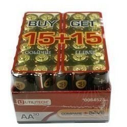 Lowe’s: 30 pk AA Alkaline Utilitech Batteries $4 + FREE Store Pick Up