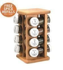 Pfaltzgraff: $1 Sale & GREAT Deal on 16 Jar Revolving Spice Rack + Extra 25% Off & $10 Gift Card!