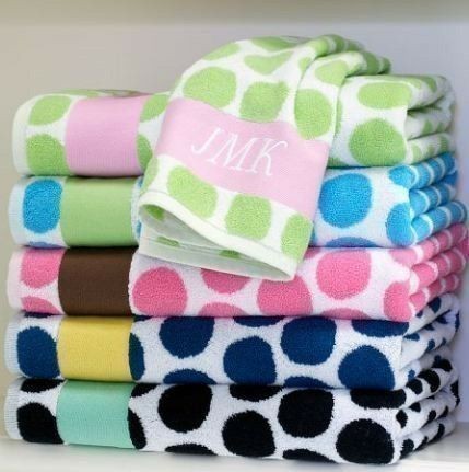 Pottery Barn Teen: Painted Dot Washcloths $0.84 Shipped + FUN Baby Shower Craft Idea!