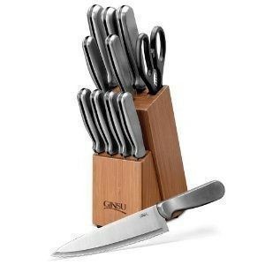 Ginsu 11 pc Stainless Bamboo Kitchen Knife Set $26.99 (reg. $50-$70)