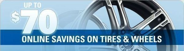 Discount Tire: Save up to $70 on Tires & Wheels (thru 03/12) + FREE Ship