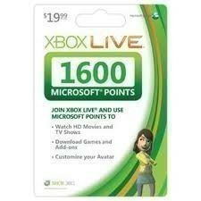 Xbox Live Prepaid 12 mo. Gold Membership + 1600 Points ONLY $46!