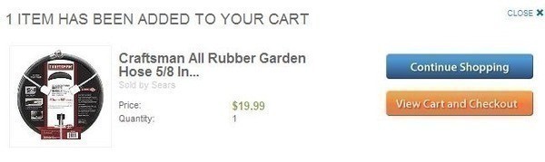 Sears: 50’ Craftsman All Rubber Garden Hose $19.99 (reduced from $35)