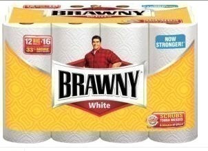 Staples: Brawny 12 Roll Package $9.99 + FREE Shipping