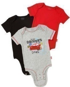 Amazon: 3 pk of Disney Pixar Cars Drivers Seat Infant Onesies $6.80 (Or Less)