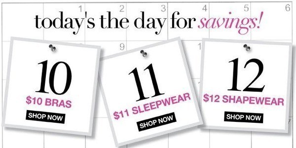 Maidenform: $10, $11 and $12 Sale (Today Only!) + FREE Ship!