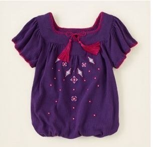 The Childrens Place :: 20% off + FREE Ship (Adorable Boho Peasant Top $3!)