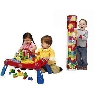 Walmart: Mega Play N Go Table + 100 pc Maxi Tube Blocks Bundle $30.00