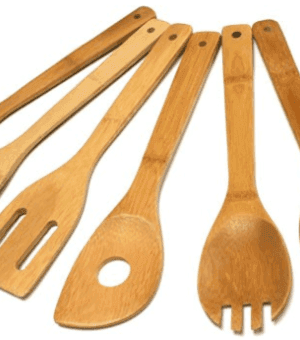 True Bamboo ~ Basics Collection 6pc Bamboo Kitchen Utensils Set $4.19 Shipped