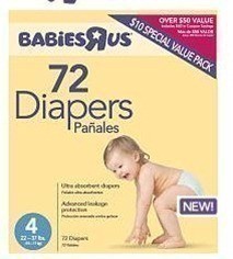 Babies R Us: BRU Case Diapers $10 (Ship FREE with ShopRunner)