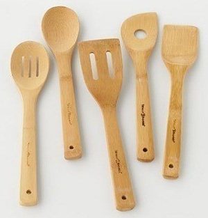 Kohls: 5 pc Totally Bamboo Utensil Set $3.20 + FREE shipping (Great Stocking Stuffer!)