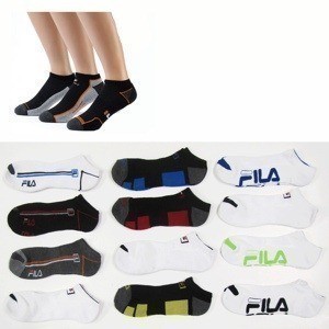 12 pk of Men’s Fila Low Cut Socks $15 shipped