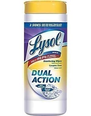 Staples: 35 ct Lysol Dual Action Disinfecting Wipes $.99 + FREE Shipping