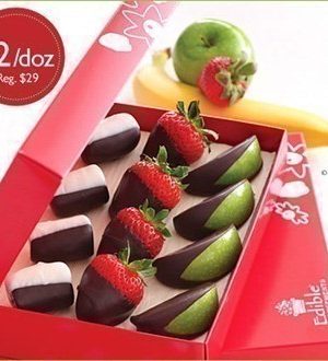 **Thru Sunday** Edible Arrangements: 12 pc Chocolate Covered Fruit Box $12 ~ Pick Up Only