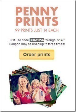 Last Day | Snapfish: 99 Prints just $.99 (+ Shipping)