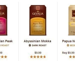 Gevalia: 3 Packs of 8 oz Coffee just $10 Shipped (+ 5% Cash Back)