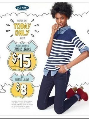 Old Navy: Kids Jeans just $8 (Today Only)