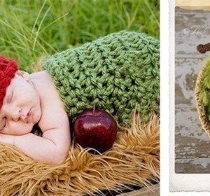 VeryJane: Adorable Baby Handmade Crochet Hungry Caterpillar Set $17.99 (Great for 1st Time Photos!)