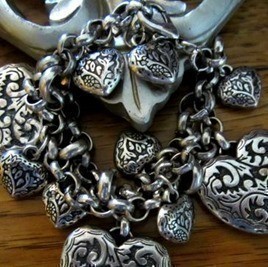 Boutique Auctions:  Brighton Inspired Heart Bracelet $4.49 Shipped