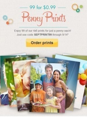 Snapfish: 99 Prints for $.99 (+ S/H)