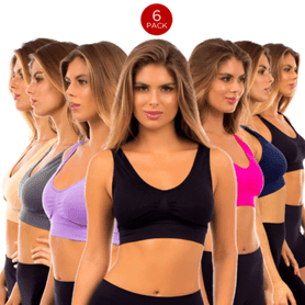 Tanga:  6pk of Womens Padded Sports Bras $21.98 Shipped